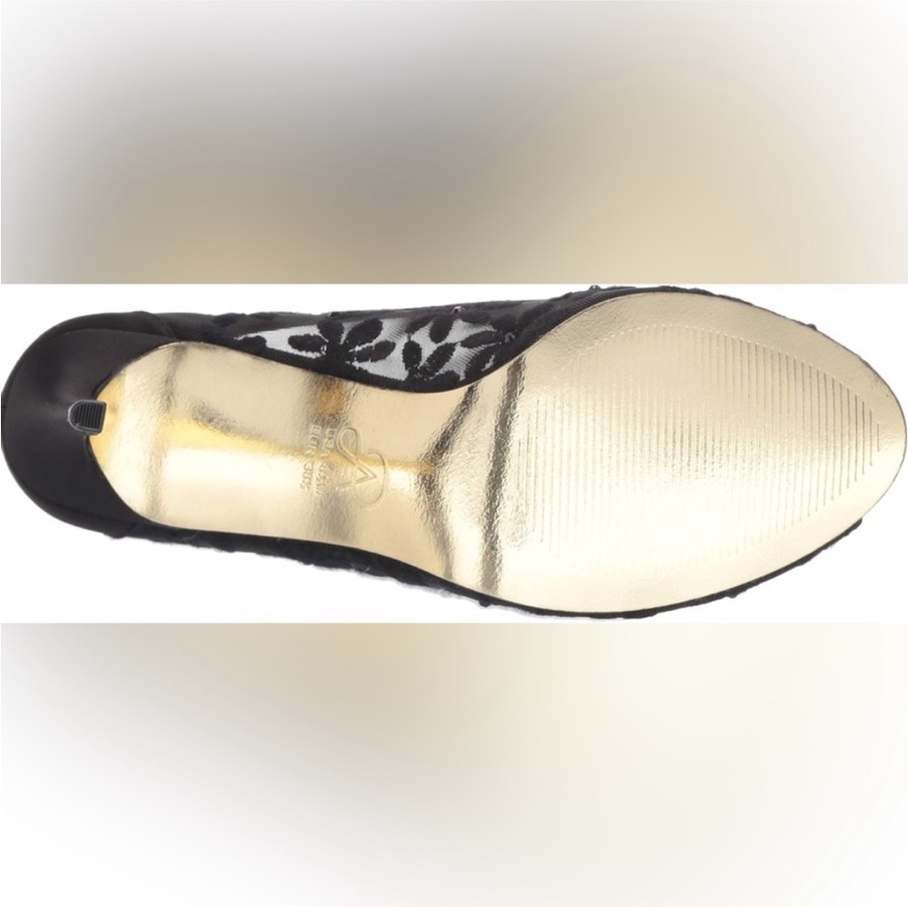 Adrianna Papell Women's Frances Pump Black Sophia Mesh Size 9.5W Wide - Picture 6 of 10